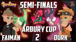 Arbury Show-off Cup 2 | Полуфинал 1 | Фэйман против Дёрка! | Турнир Temtem