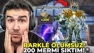 BARKLE KAÇ MERMİDE ÖLÜYOR? (BARKLE 200 MERMİ BOŞALTTIM ÖLMEDİ!) ONE MAN SQUAD PUBG MOBILE