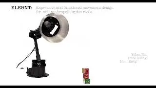 ELEGNT Intelligent Lamp. Machine Learning Research From Apple