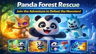 Panda Forest Rescue Gameplay | Jump, Dash & Epic Boss Battles 🐼🔥