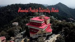 Himachal Pradesh University Shimla Dron View