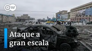 Las fuerzas rusas siguen bombardeando Járkov