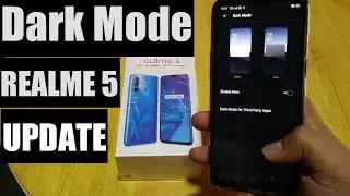 REALME 5 HOW TO ENABLE DARK MODE