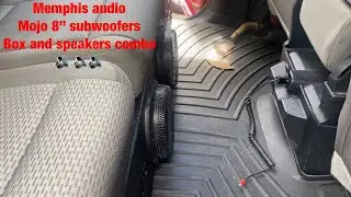 Unboxing and install of 8” Memphis audio mojo subwoofers