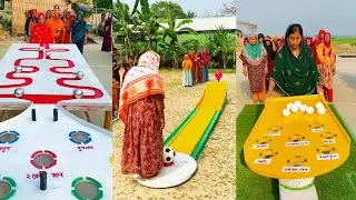 Ultimate Village Women&rsquo;s Challenge Compilation 2025 🔥 Ball Roll, Balloon Kick & Balance Games!