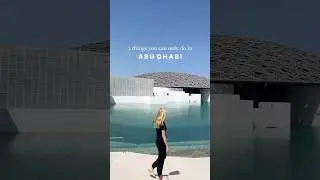 3 things you can only do in Abu Dhabi 🏎️🏙️🇦🇪