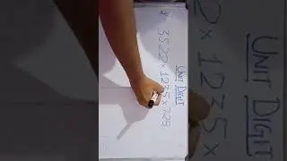 How to find unit digit of any number. #shorts #trick #unitdigit