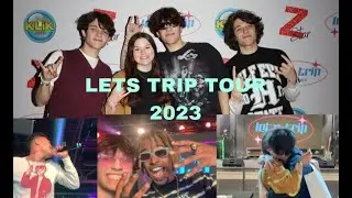 MEETING THE STURNIOLO TRIPLETS!! | FRONT ROW BARRICADE | Small Talk!!  - LETS TRIP TOUR 2023