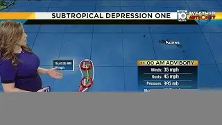 Subtropical depression No. 1 forms ahead of hurricane season