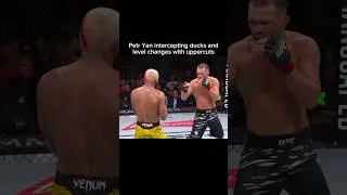Petr Yan intercepting ducks and level changes with uppercuts
