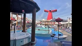Turn up on the Carnival Imagination cruise ship MEGA deck party! {Nov 2017}