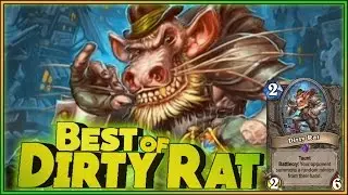Hearthstone - Dirty Rat - Funny and lucky Rng Moments