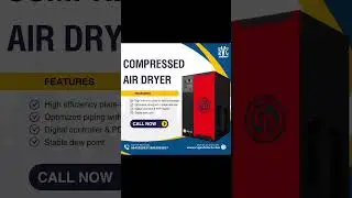 Compressed Air Dryer &ndash; CPX 115 | High‑Efficiency, Stable Dew Point #Aircompressor
