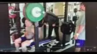 Shawn Jordan holds NCAA bench press record 610lbs