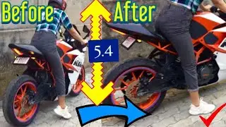 Seat Height Adjustment of KTM RC 390/RC 200/RC 125 || AJVLOGS
