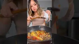 Thai Basil Stir Fry 🍃 #asianrecipe #thaifood #easyrecipe