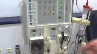 A máquina de hemodiálise