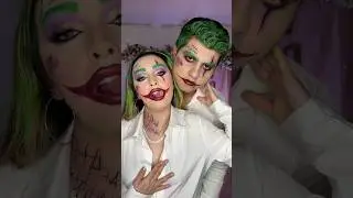 JOKER 🃏&clubs;️ #joker #guason #halloween #halloweenmakeup #halloweenlook #disfrazhalloween #black #fypシ