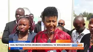 Nominated Senator Tabitha Mutinda drums suppor for broadbased government