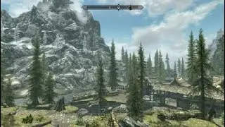Skyrim 1st and 3rd person gameplay