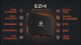 EZHI einphasiger Hybrid-Mikrowechselrichter f&uuml;r Speicherl&ouml;sungen