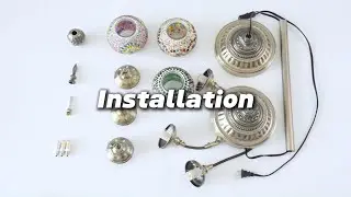 Turkish Mosaic 3-Head Table Lamp | 5-Min DIY Installation (Bohemian Home Decor)