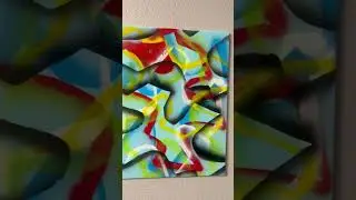 3D spray paint painting Jacob Alexander Kendall