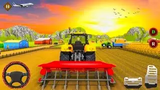Tractor Farming Modern Agriculture Tractor Driver Village Field Operations Android GamePlay