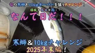 寒鰤＆10kgチャレンジ2025年末編