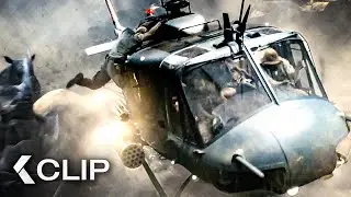 Loca Persecución en Helicóptero con Rinocerontes - JUMANJI: En la selva Clip (2017) Kevin Hart