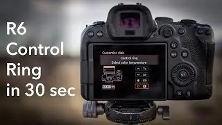 Как настроить кольцо управления объективом Canon R6 RF за 5 &laquo;примерно&raquo; шагов #shorts