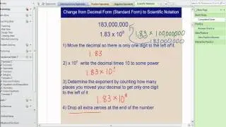 Writing Using Scientific Notation
