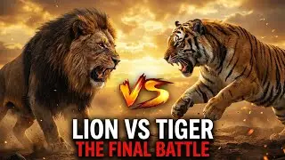 Lion vs Tiger Full Battle 