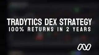 Tradytics DEX Strategy - Over 100% Returns in 2 Years #shorts