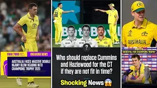pat cummins may ruled out of 2025 champions trophy | champions trophy 2025 | pat cummins | #cri8&fun