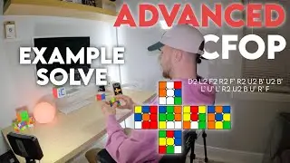 advanced CFOP method - example solve