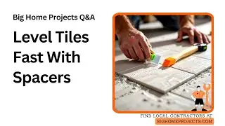 Tile Leveling Spacers Wedge Technique for Zero Lippage