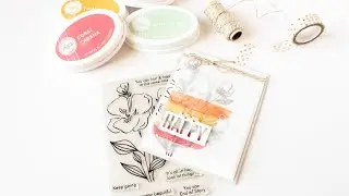 More Stamping On Vellum Featuring New Essentials By Ellen Stamps