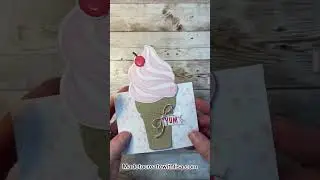 Ice Cream Swirl Fun Fold Card