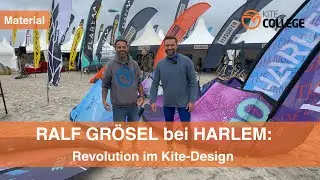 Kitecollege I Baut Kitedesigner Ralf Grösel aktuell die besten Big Air Kites bei Harlem & Fone?