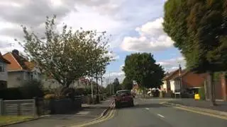 Driving On Henwick Road, Oldbury Road & Comer Road, Worcester, Worcestershire UK 5th August 2011