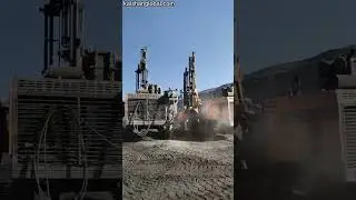 Explosion! KT7D/7M integrated surface down-the-hole drilling rig #rig  #drill