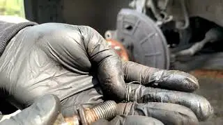 Never do this installing wheel studs!