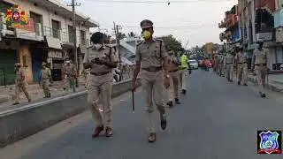 ROUTE MARCH K.G HALLI POLICE & CIVIL DEFENCE DIVISION 41