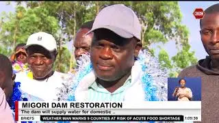 Dam built in 1952 in Mahena Sakwa Ward, in Migori rehabilitated