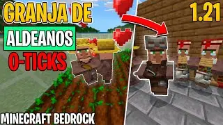✅LA MEJOR GRANJA de ALDEANOS para MINECRAFT BEDROCK 1.21