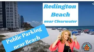 Redington Beach near Clearwater Florida, Public parking near the beach