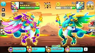 Dragon City: High Typhoon Dragon | NEW League Battle 400 [MAX LEVEL] 😱