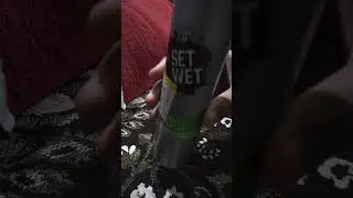 Set wet hair spray unboxing video by my brother.#fashion#setwet#style