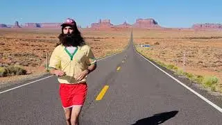 Forrest Gump Running Scene Recreated (I'm Pretty Tired, I Think I'll Go Home Now)